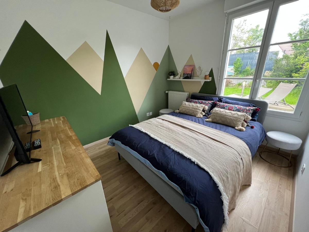 Logement Exceptionnel Avec Jardin Proche Disney Apartment Montevrain Luaran gambar